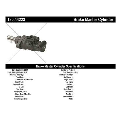 Centric Parts Premium Brake Master Cylinder 130.44223