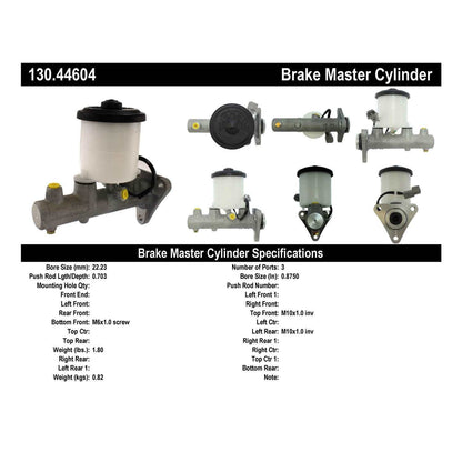Centric Parts Premium Brake Master Cylinder 130.44604