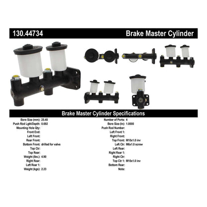 Stoptech Centric Premium Brake Master Cylinder 130.44734