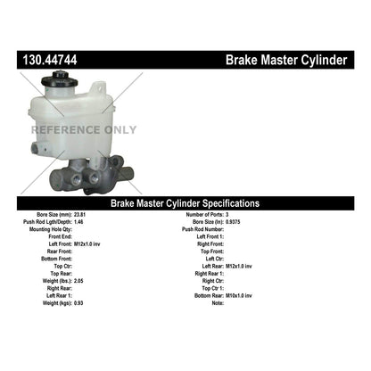 Stoptech Centric Premium Brake Master Cylinder 130.44744
