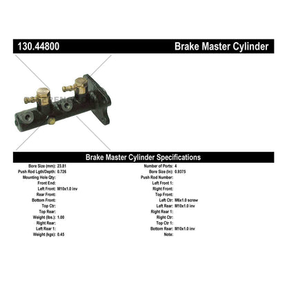 StopTech Premium Brake Master Cylinder 130.44800