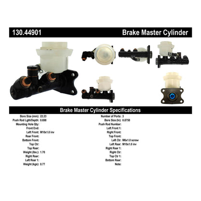 Stoptech Centric Premium Brake Master Cylinder 130.44901