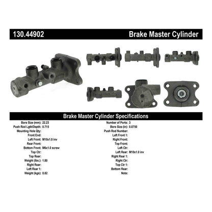 Centric Parts Brake Master Cylinder 130.44902