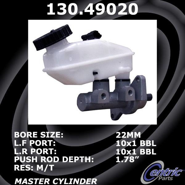 StopTech Premium Brake Master Cylinder 130.49020