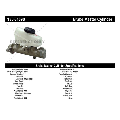 Centric Parts Brake Master Cylinder 130.61090