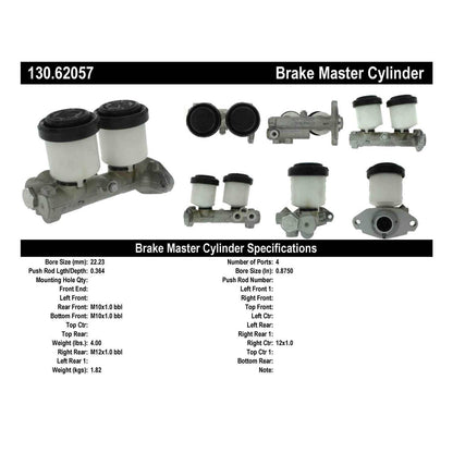 Stoptech Centric Premium Brake Master Cylinder 130.62057