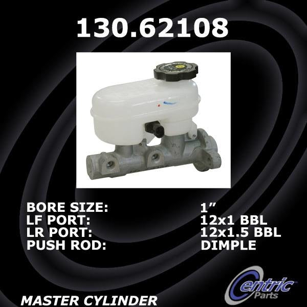 Centric Parts Premium Brake Master Cylinder 130.62108