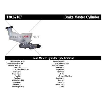 StopTech Premium Brake Master Cylinder 130.62167