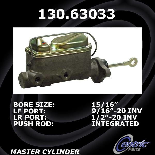 StopTech Premium Brake Master Cylinder 130.63033