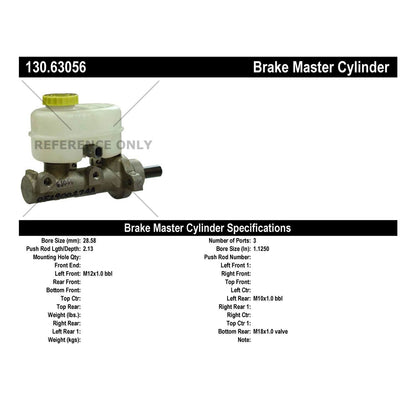 StopTech Premium Brake Master Cylinder 130.63056