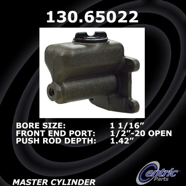 Centric Parts Premium Brake Master Cylinder 130.65022