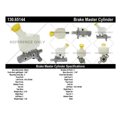 Centric Parts Brake Master Cylinder 130.65144