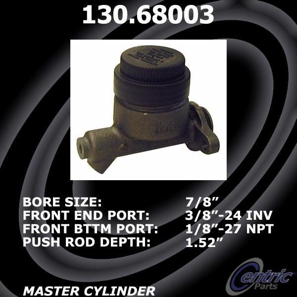 StopTech Premium Brake Master Cylinder 130.68003