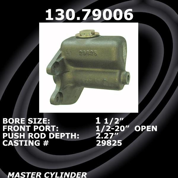 Centric Parts Premium Brake Master Cylinder 130.79006