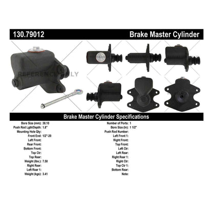 Centric Parts Brake Master Cylinder 130.79012