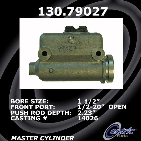 StopTech Premium Brake Master Cylinder 130.79027