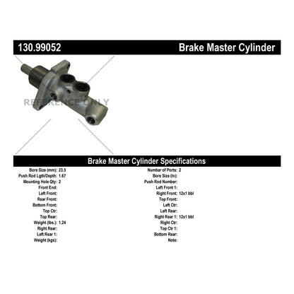 StopTech Premium Brake Master Cylinder 130.99052