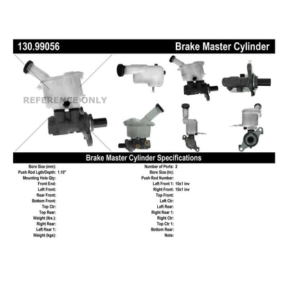 Centric Parts Brake Master Cylinder Premium for 2012-2017 Nissan March Tiida 130.99056