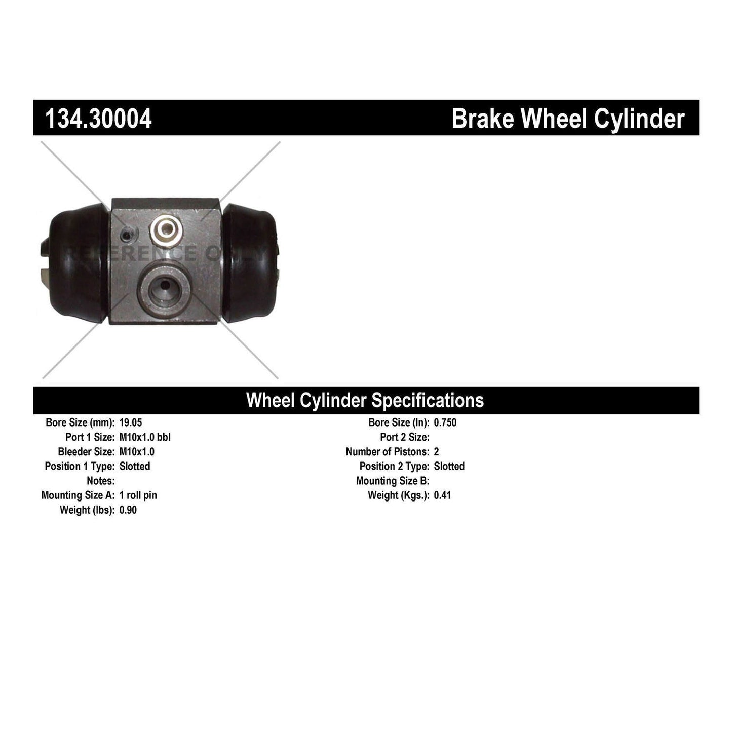 Centric Parts Premium Wheel Cylinder 134.30004