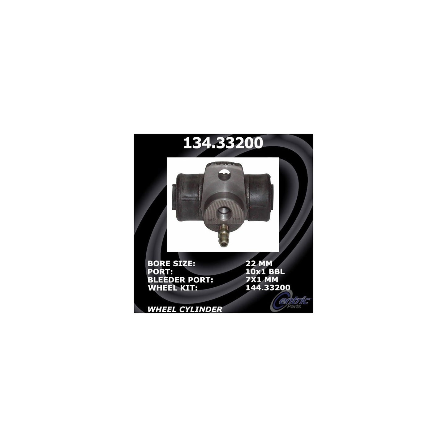 Centric Parts Drum Brake Wheel Cylinder Premium with OE style replacement 134.33200