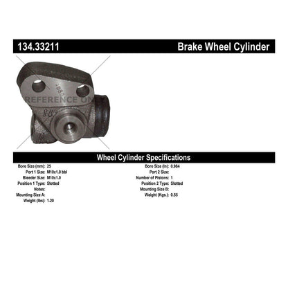 Centric Parts Premium Wheel Cylinder 134.33211
