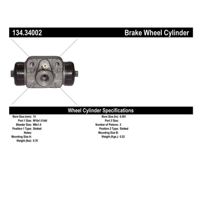 Centric Parts Premium Wheel Cylinder 134.34002