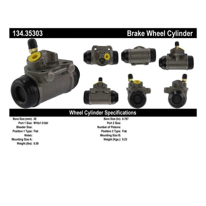 Stoptech Centric Premium Wheel Cylinder - Rear Right 134.35303