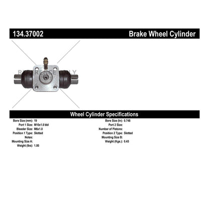 Centric Parts Premium Wheel Cylinder 134.37002