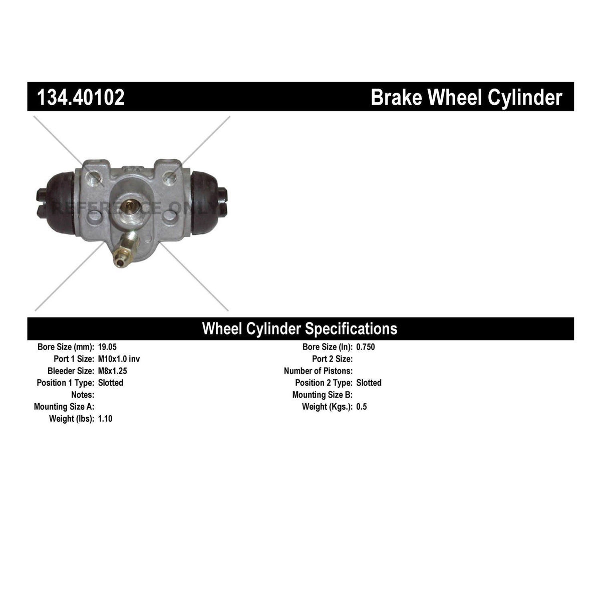 StopTech Premium Wheel Cylinder 134.40102