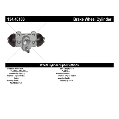 Centric Parts Premium Wheel Cylinder 134.40103