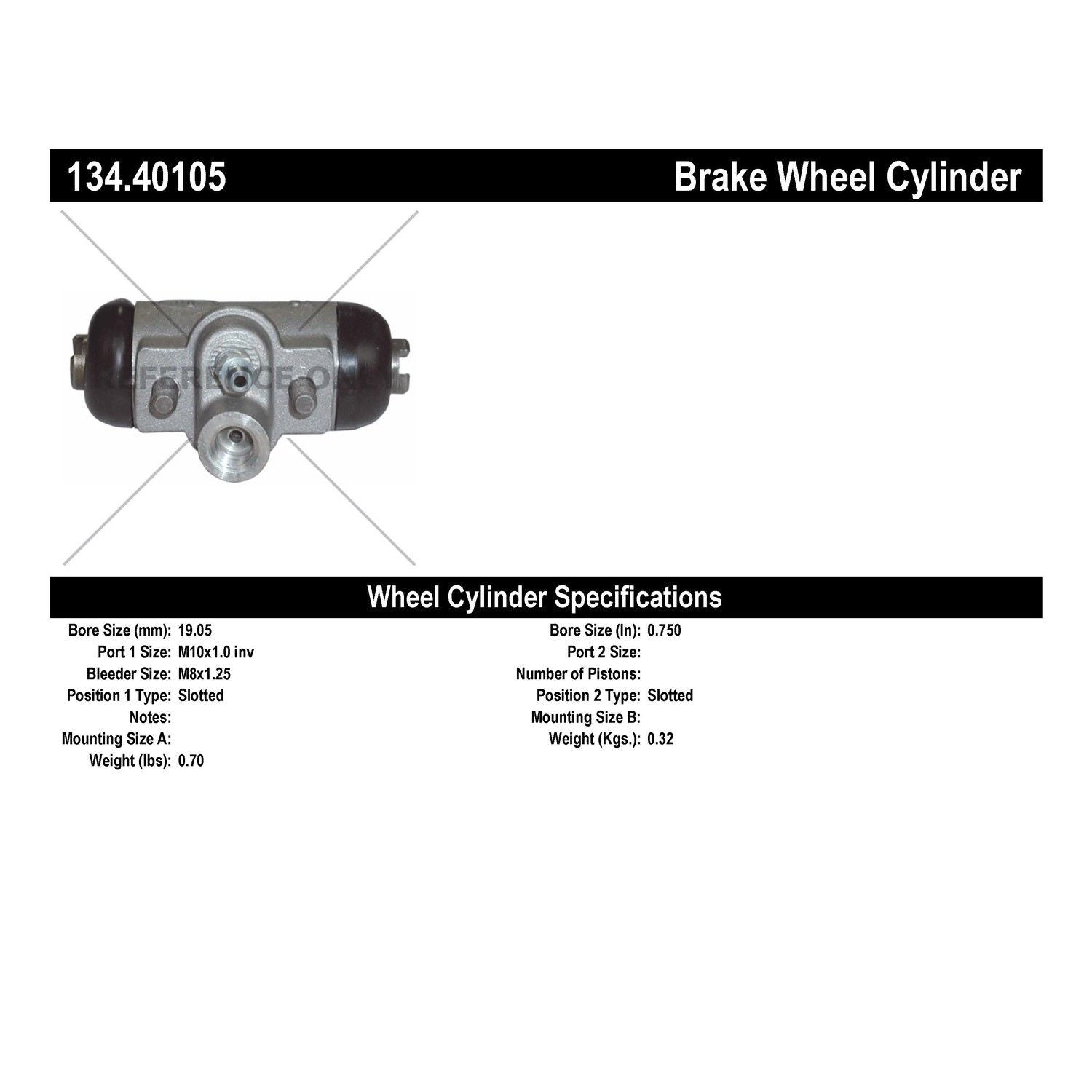 StopTech Premium Wheel Cylinder 134.40105