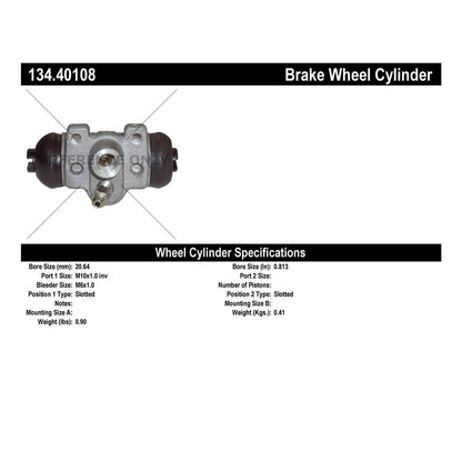 Stoptech Centric Premium Wheel Cylinder - Rear L/R 134.40108