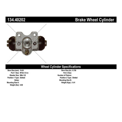Centric Parts Premium Wheel Cylinder 134.40202