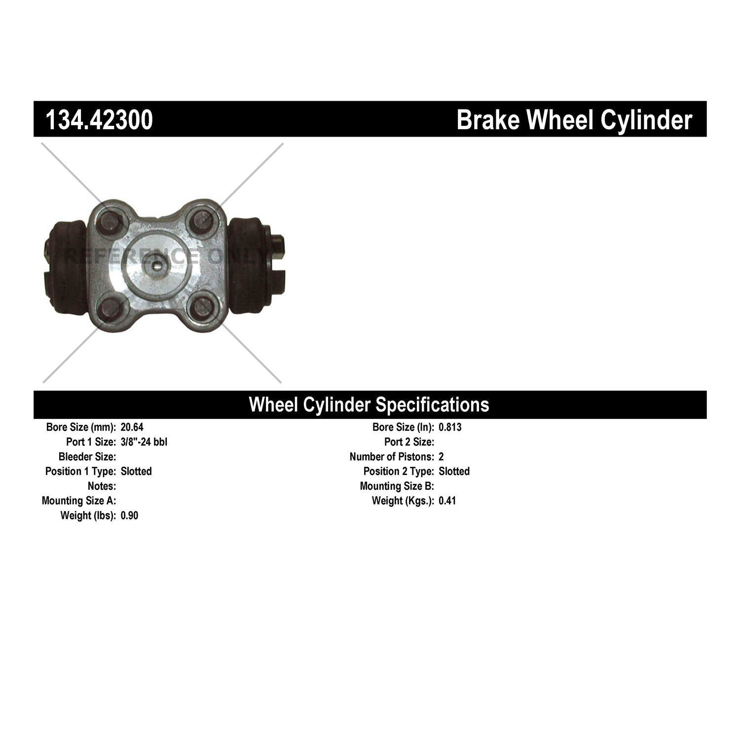 Centric Parts Premium Wheel Cylinder 134.42300