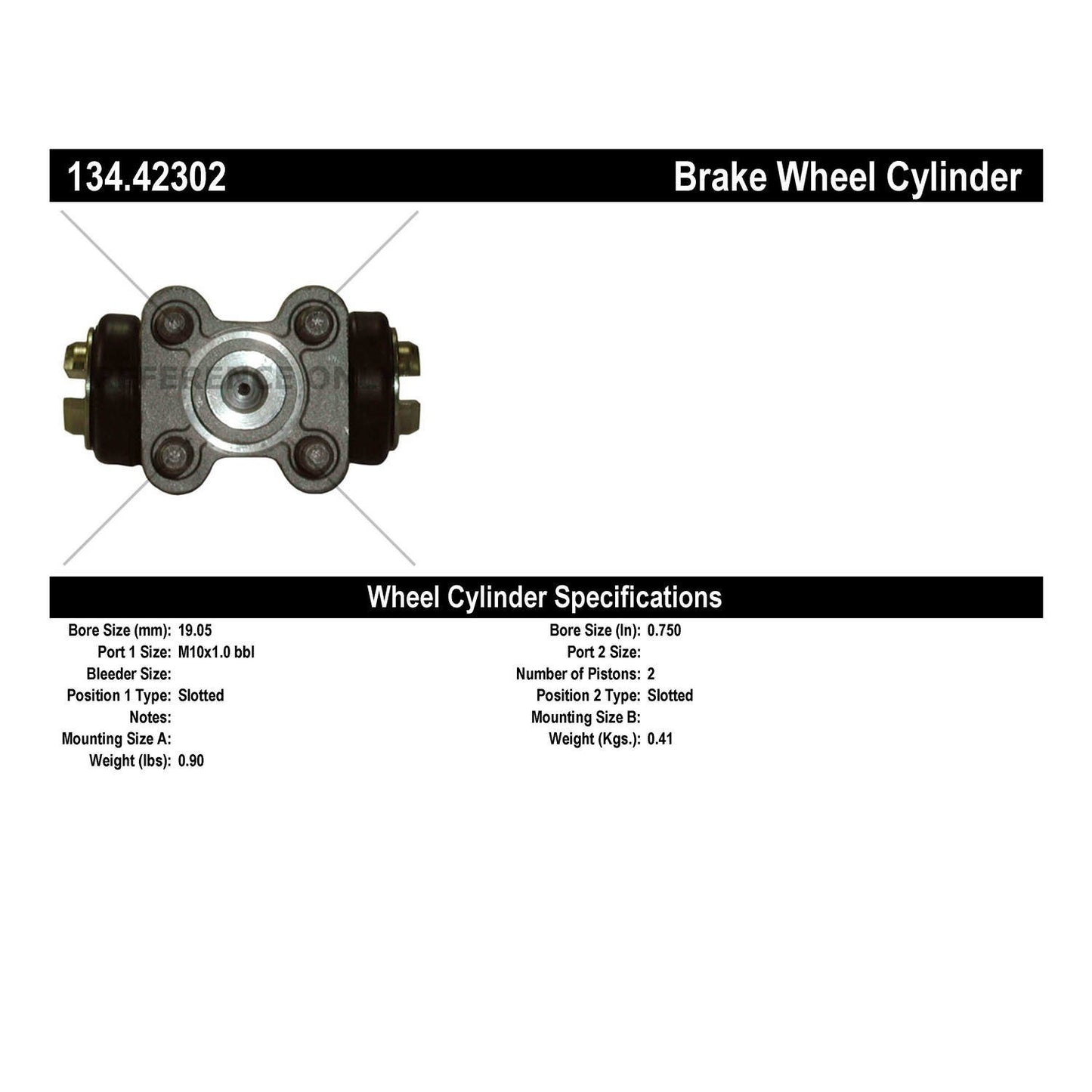 StopTech Premium Wheel Cylinder 134.42302