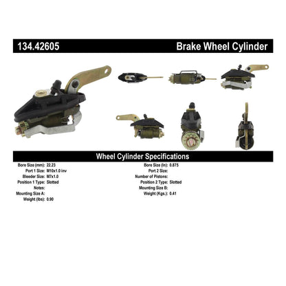 Centric Parts Drum Brake Wheel Cylinder Premium with OE style replacement 134.42605