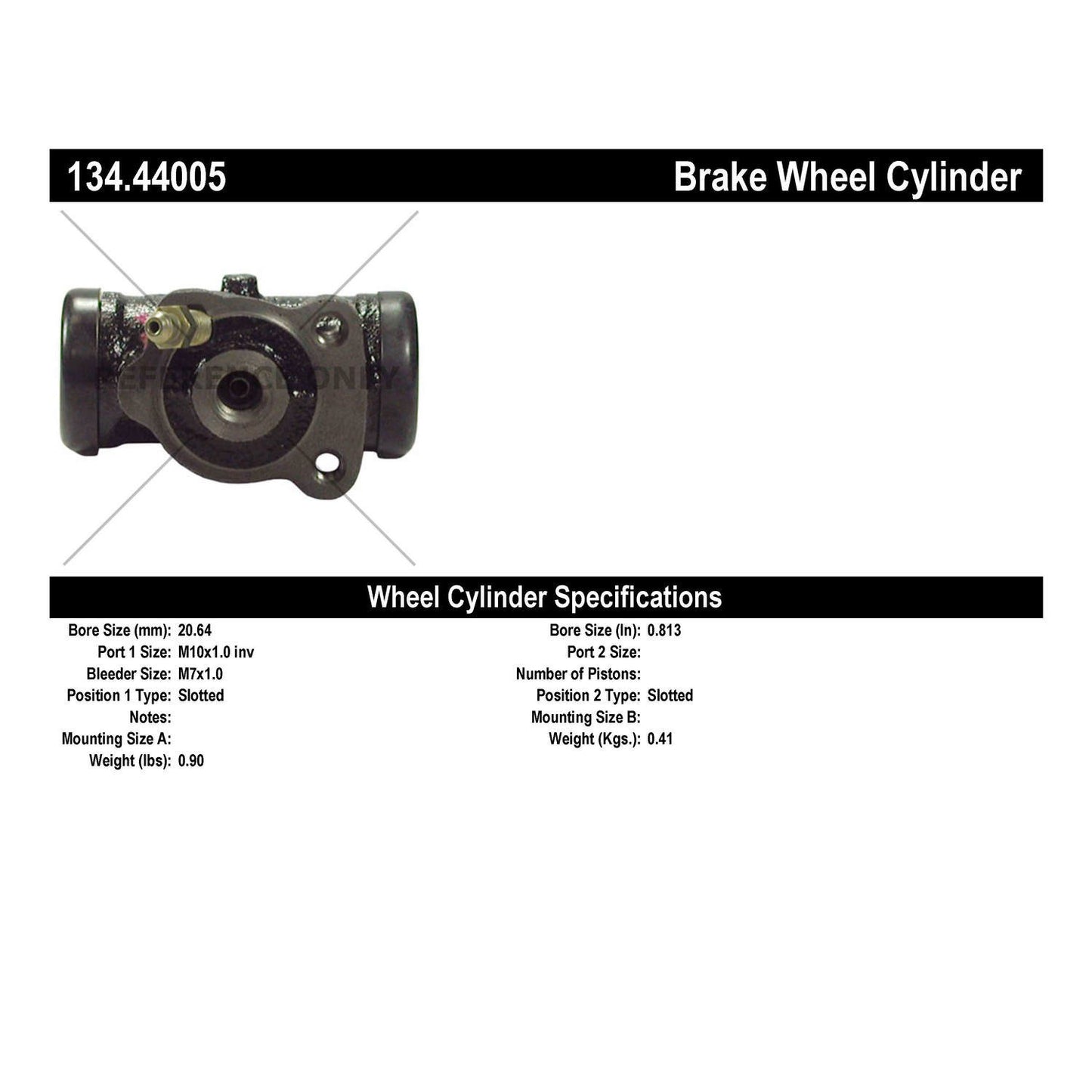 Centric Parts Drum Brake Wheel Cylinder Premium for 1992-2001 Toyota Camry Solara 134.44005