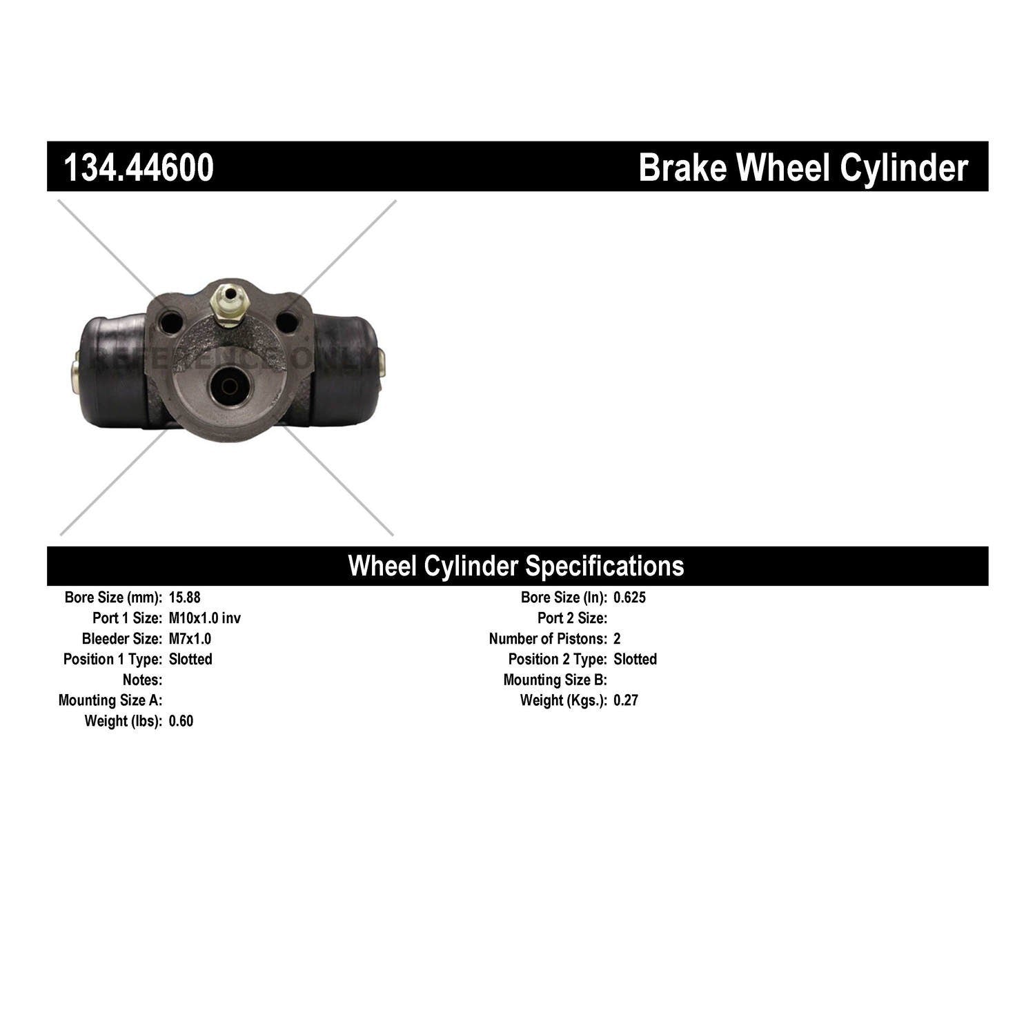 StopTech Premium Wheel Cylinder 134.44600