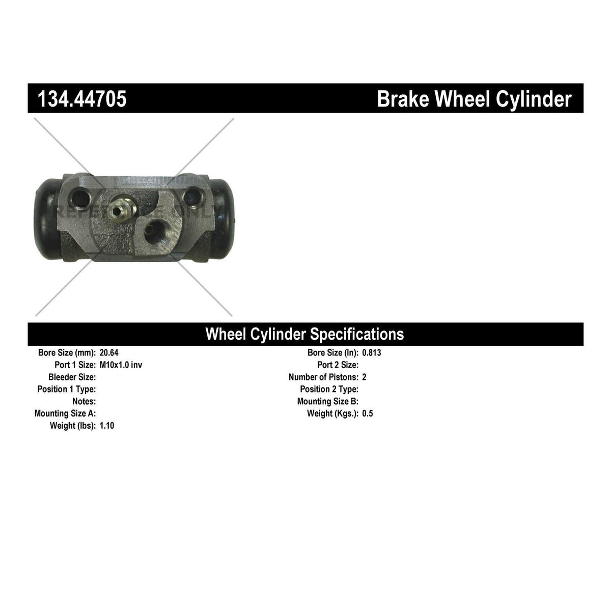 StopTech Premium Wheel Cylinder 134.44705