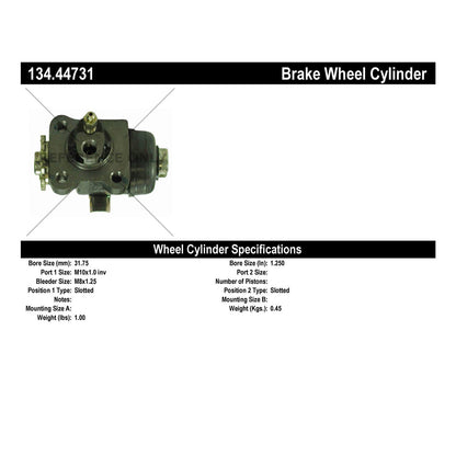 Stoptech Centric Premium Wheel Cylinder - Front Left 134.44731