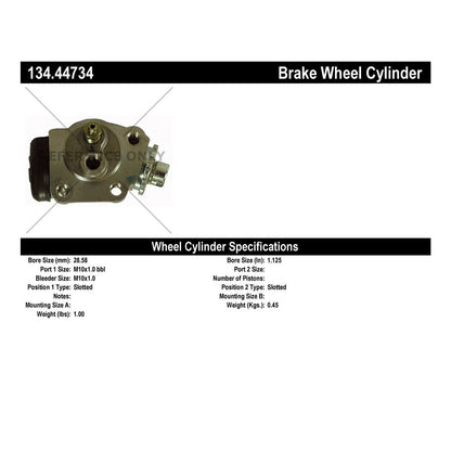 Centric Parts Drum Brake Wheel Cylinder Premium for 1972-1974 Toyota Hi-Lux Pickup 134.44734