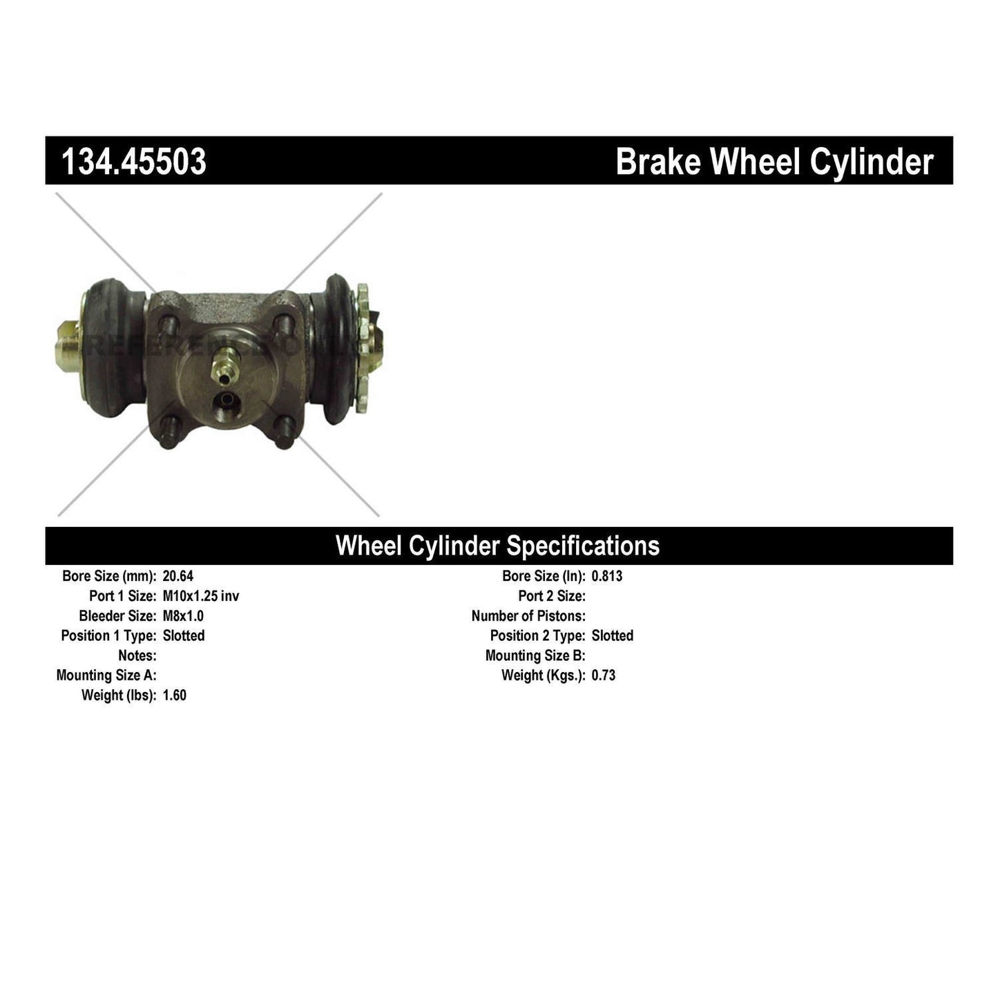 Centric Parts Premium Wheel Cylinder 134.45503