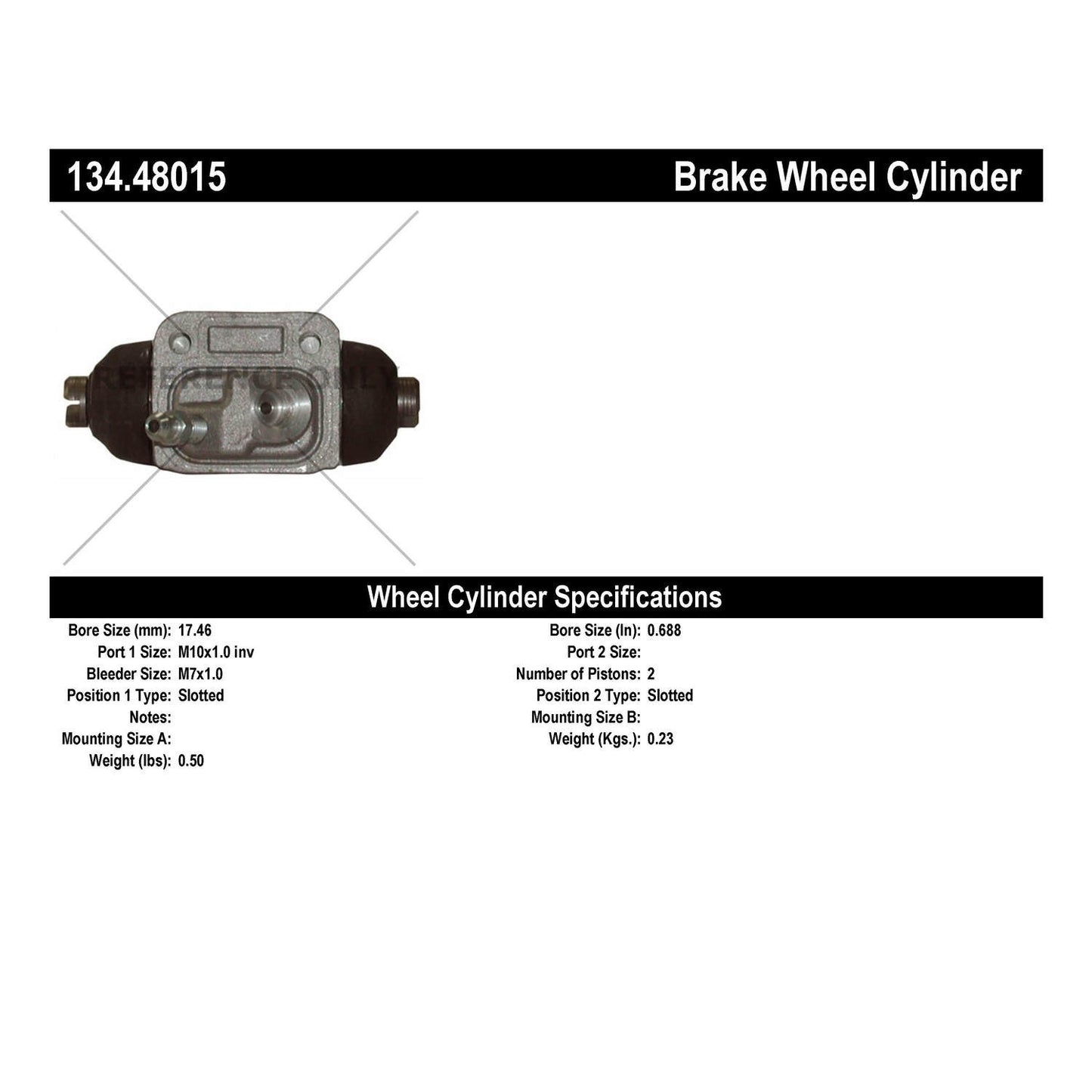 Centric Parts Premium Wheel Cylinder 134.48015