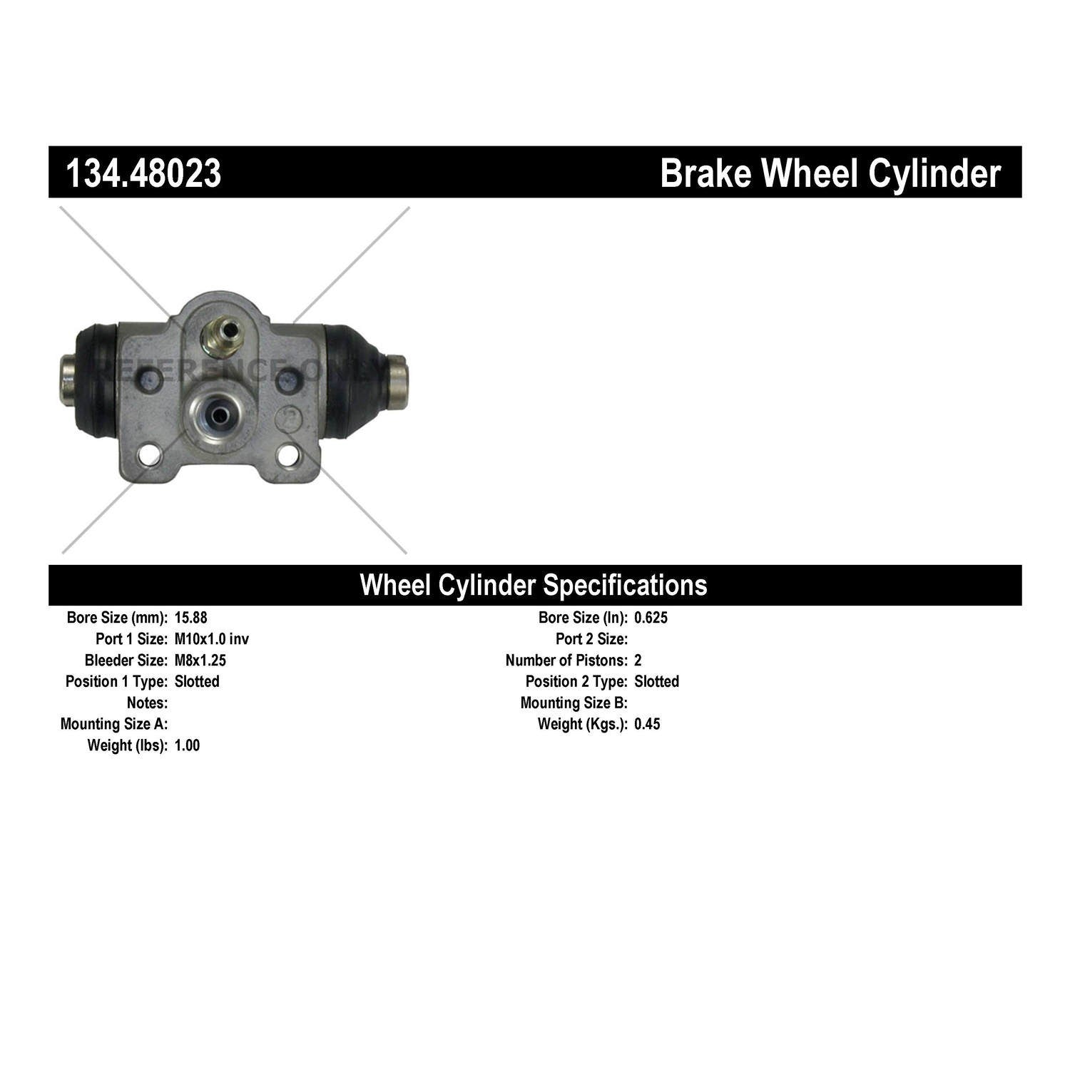 StopTech Premium Wheel Cylinder 134.48023