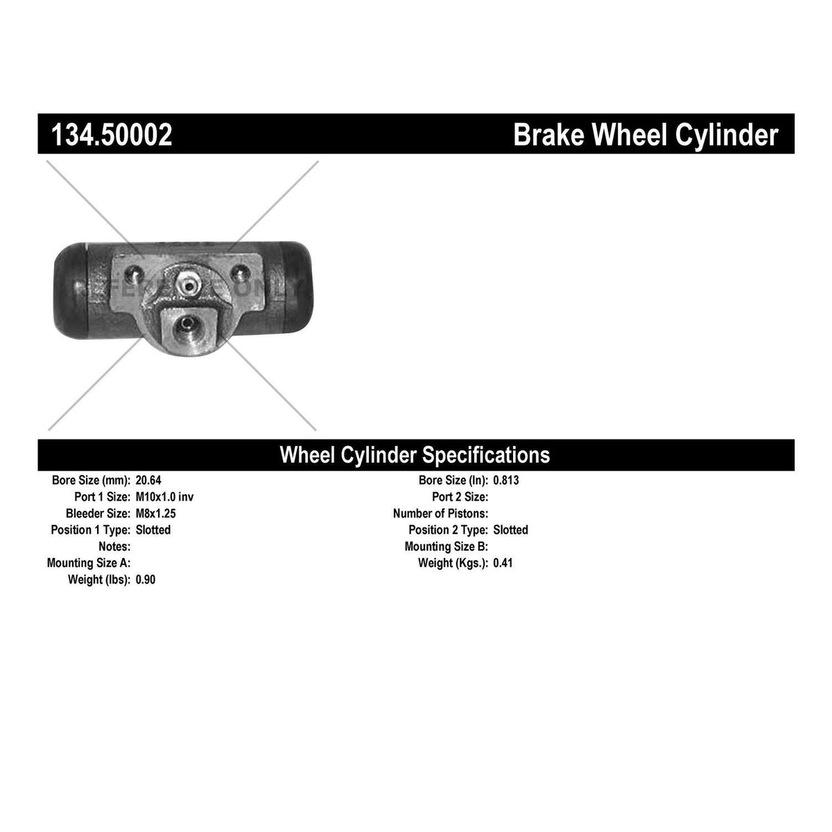 Centric Parts Premium Wheel Cylinder 134.50002