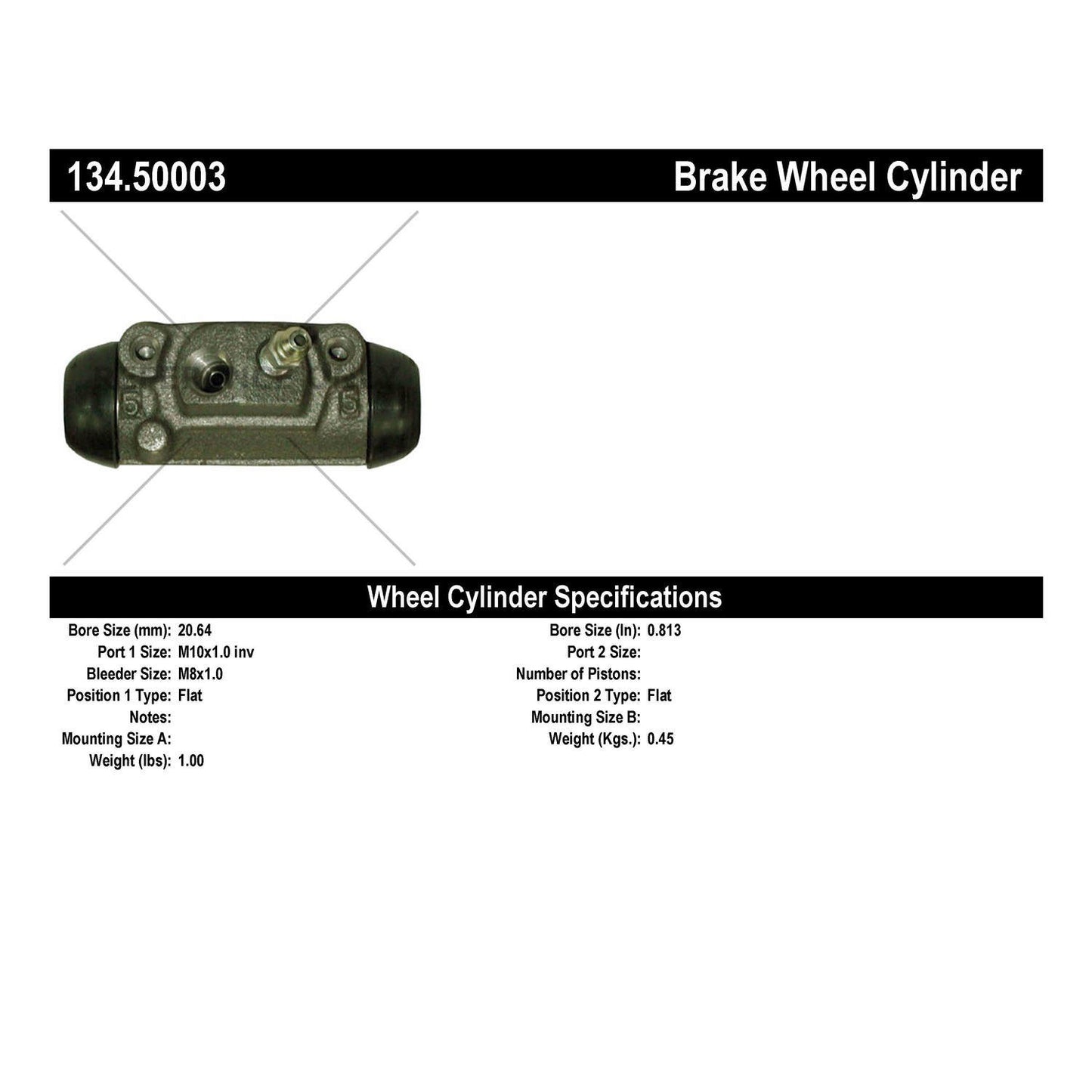 StopTech Premium Wheel Cylinder 134.50003