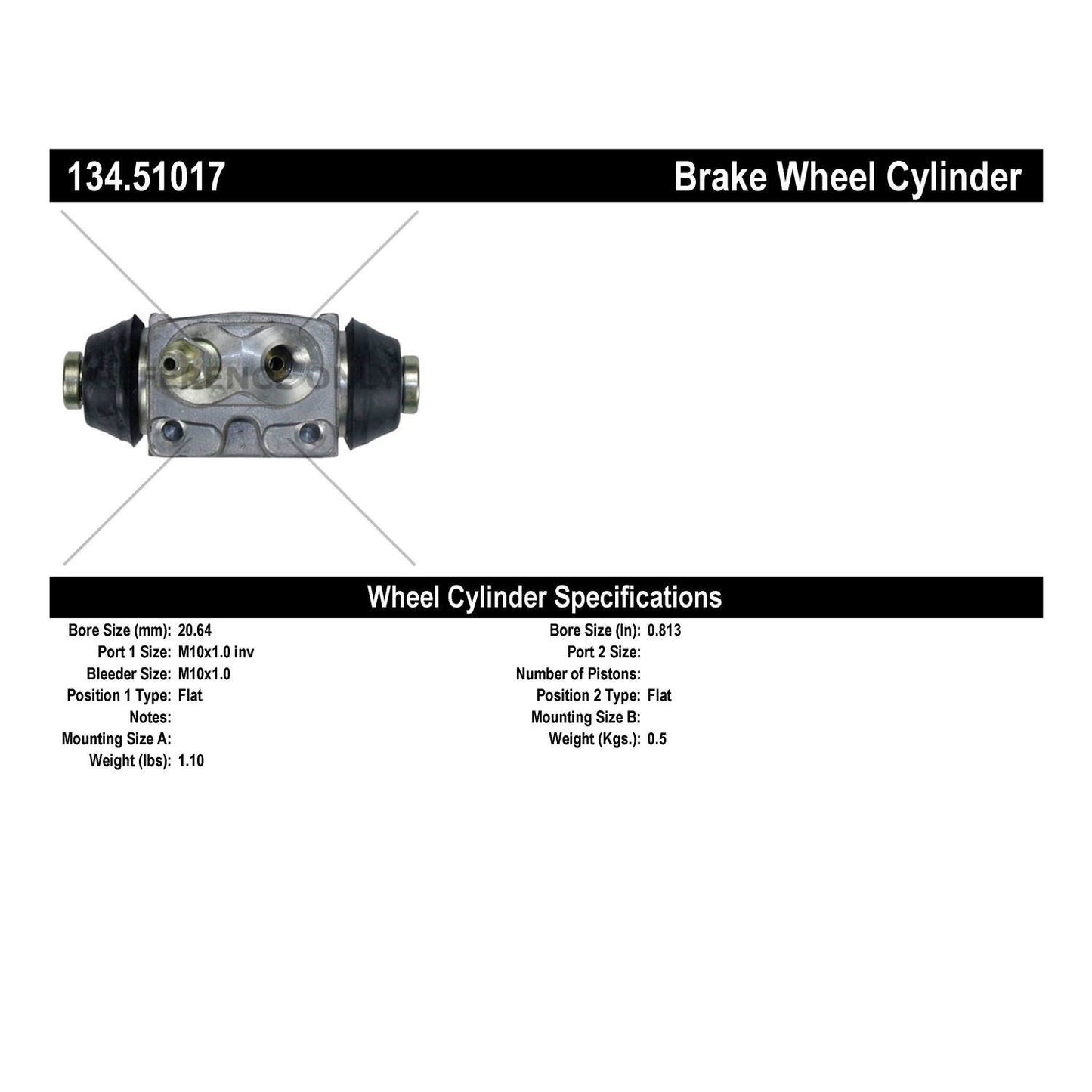 StopTech Premium Wheel Cylinder 134.51017