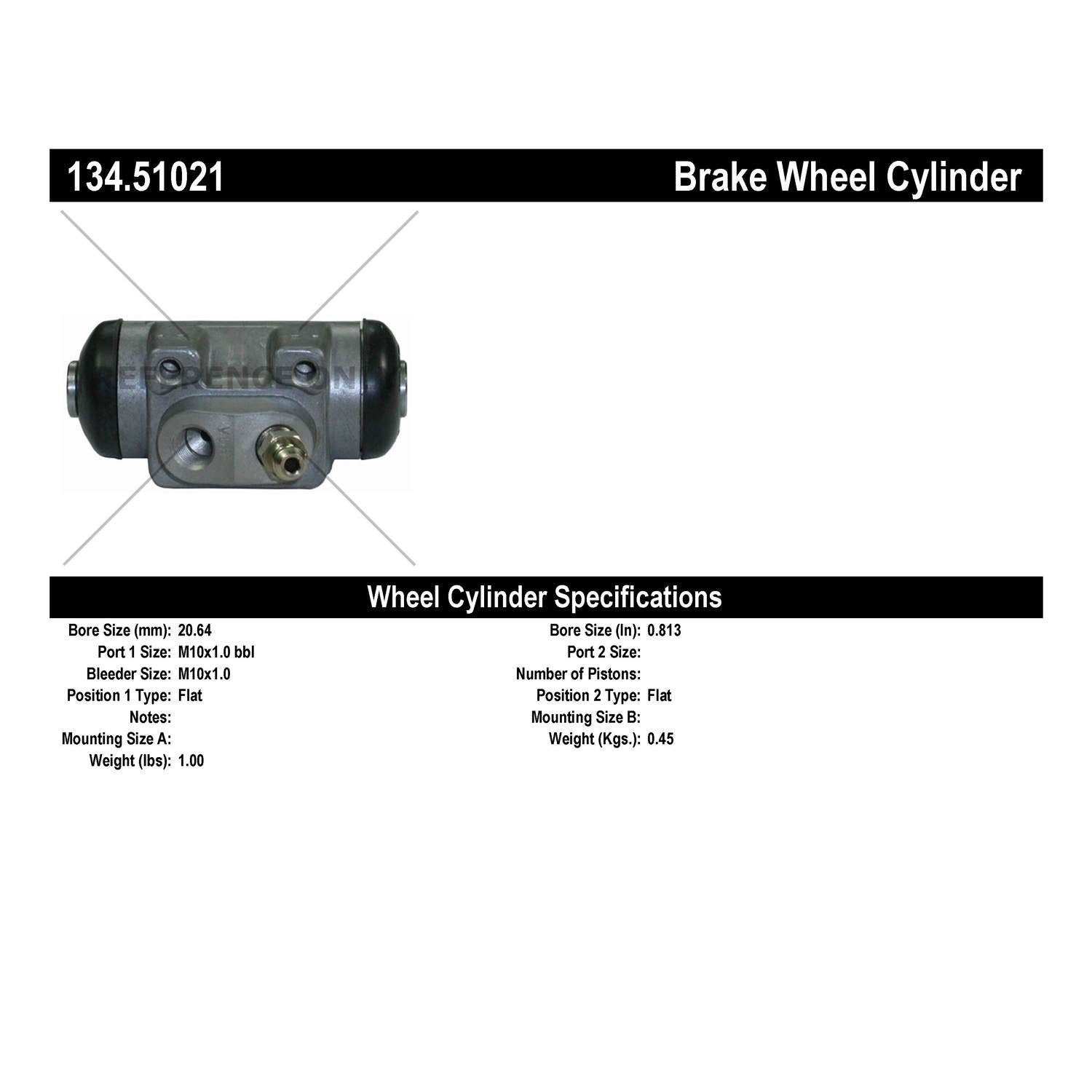 StopTech Premium Wheel Cylinder 134.51021