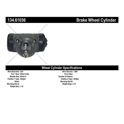 Centric Parts Premium Wheel Cylinder 134.61036