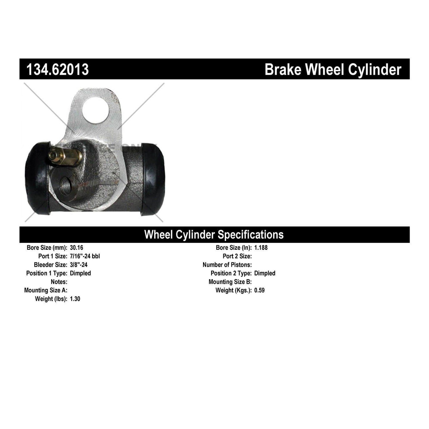 Centric Parts Premium Wheel Cylinder 134.62013